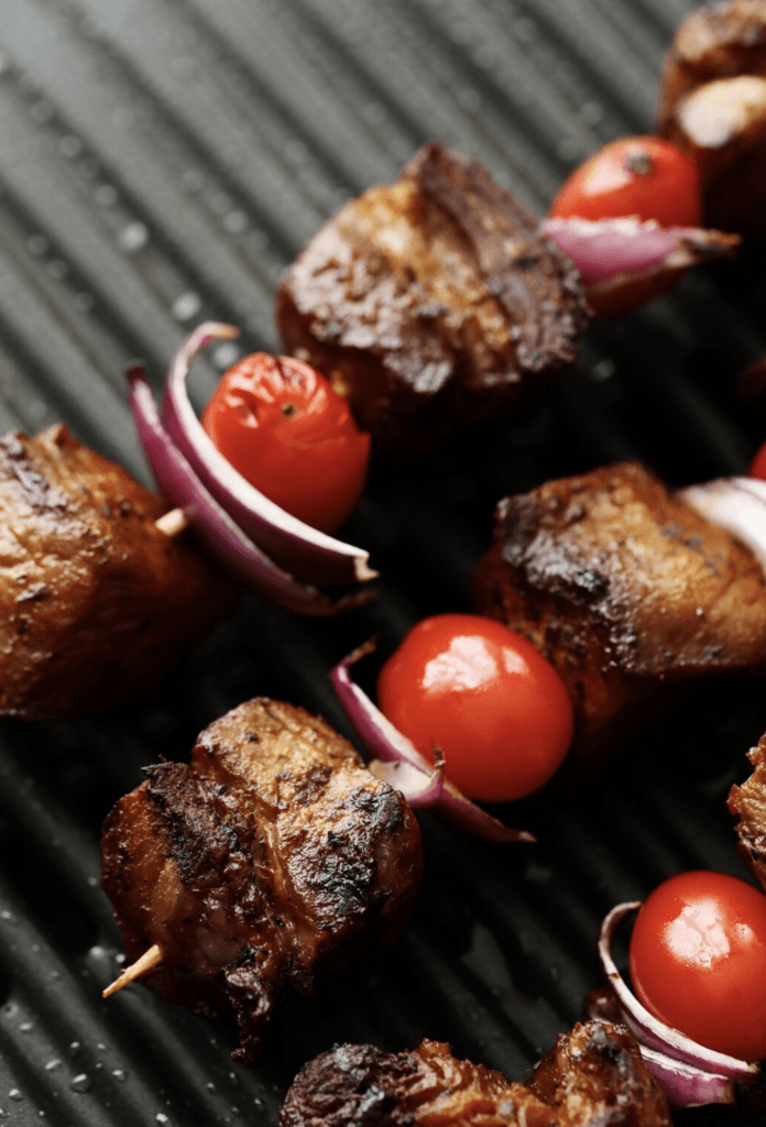 Pincho moruno en bar la orbada - dónde comer en La Orbada